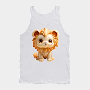 Adorable Kawaii Baby Lion Tank Top